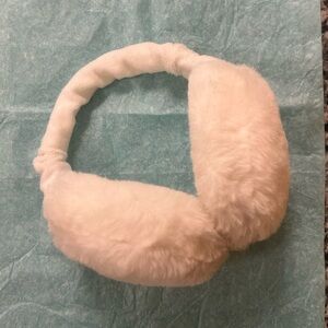 Cozy White Furry Earmuffs